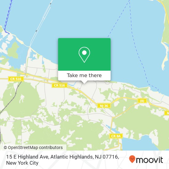 15 E Highland Ave, Atlantic Highlands, NJ 07716 map