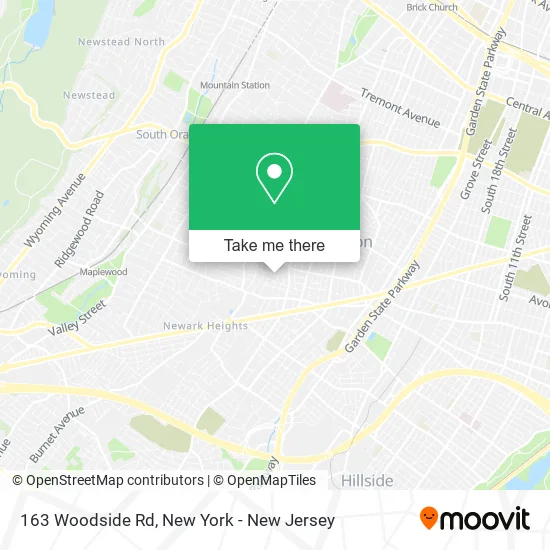 163 Woodside Rd map