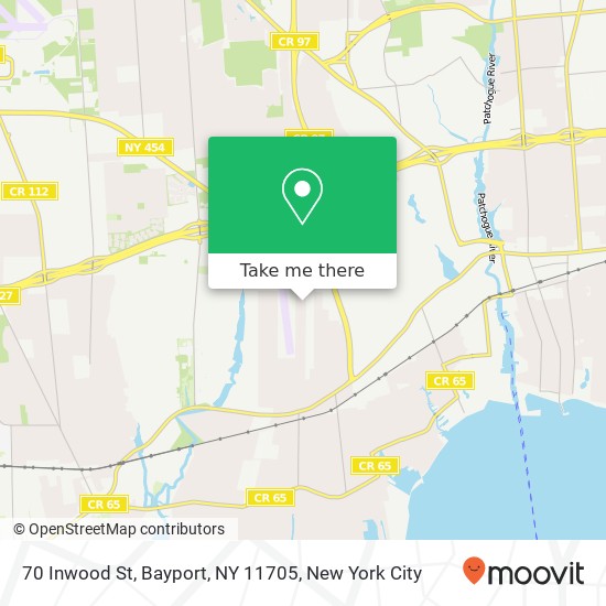 70 Inwood St, Bayport, NY 11705 map