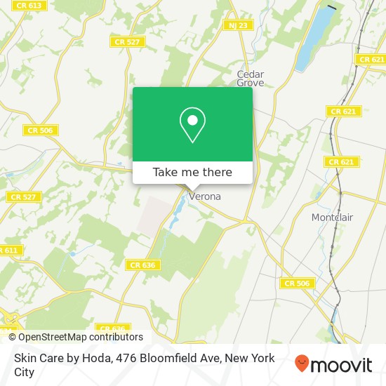 Skin Care by Hoda, 476 Bloomfield Ave map