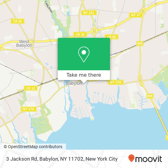 3 Jackson Rd, Babylon, NY 11702 map