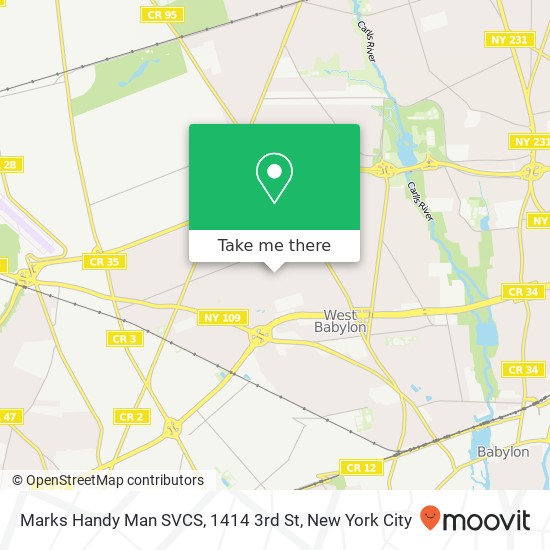 Mapa de Marks Handy Man SVCS, 1414 3rd St