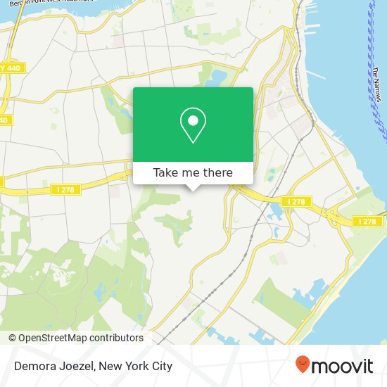 Demora Joezel, Staten Island Blvd map