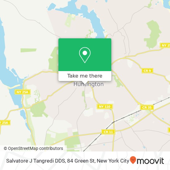 Mapa de Salvatore J Tangredi DDS, 84 Green St