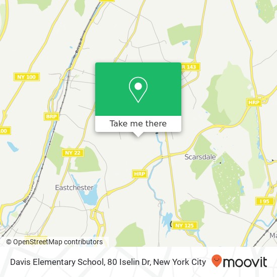 Mapa de Davis Elementary School, 80 Iselin Dr