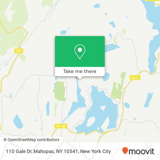 110 Gale Dr, Mahopac, NY 10541 map