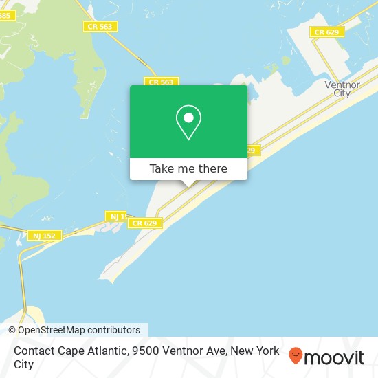 Contact Cape Atlantic, 9500 Ventnor Ave map