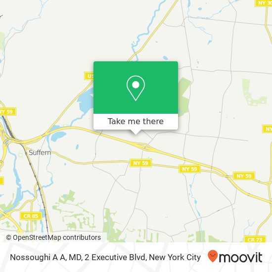 Mapa de Nossoughi A A, MD, 2 Executive Blvd
