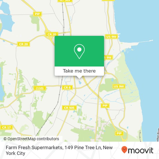 Mapa de Farm Fresh Supermarkets, 149 Pine Tree Ln