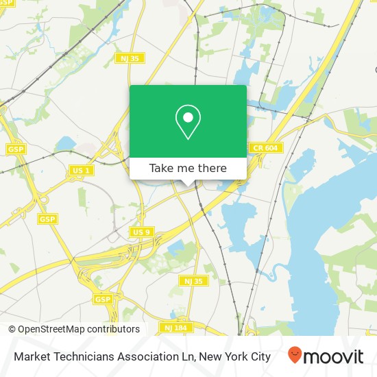Market Technicians Association Ln map