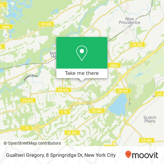 Gualtieri Gregory, 8 Springridge Dr map