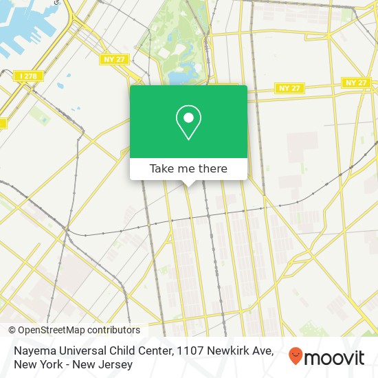 Nayema Universal Child Center, 1107 Newkirk Ave map