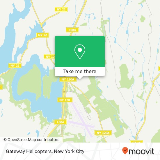 Gateway Helicopters map