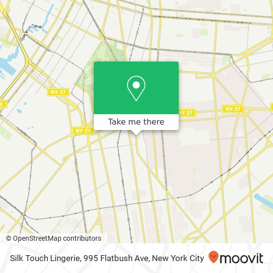 Silk Touch Lingerie, 995 Flatbush Ave map