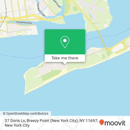 37 Doris Ln, Breezy Point (New York City), NY 11697 map