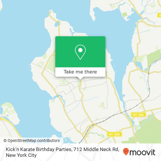 Kick'n Karate Birthday Parties, 712 Middle Neck Rd map