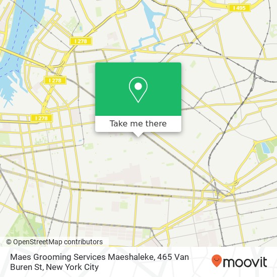 Mapa de Maes Grooming Services Maeshaleke, 465 Van Buren St