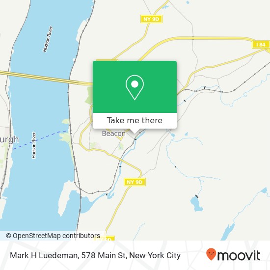 Mapa de Mark H Luedeman, 578 Main St