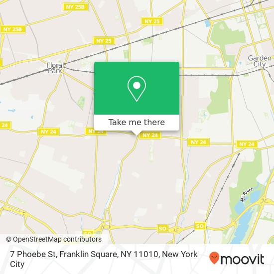 7 Phoebe St, Franklin Square, NY 11010 map