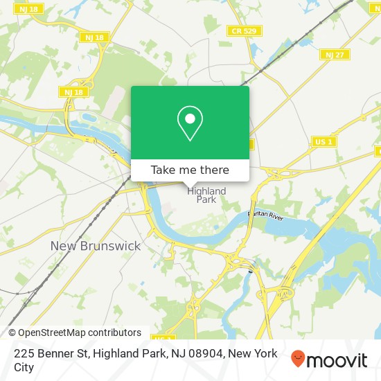 225 Benner St, Highland Park, NJ 08904 map