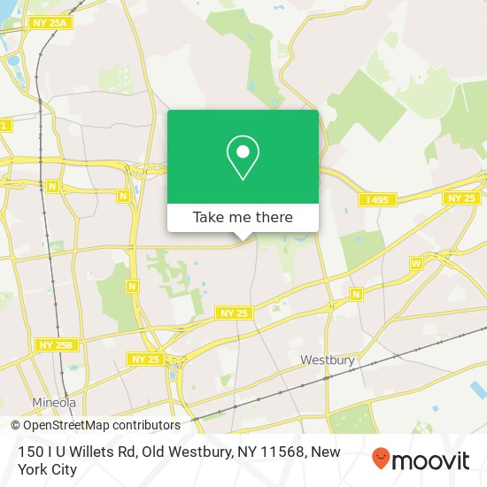 150 I U Willets Rd, Old Westbury, NY 11568 map