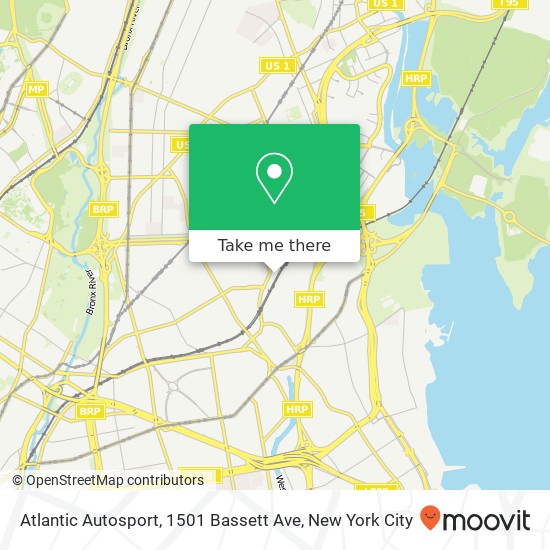 Atlantic Autosport, 1501 Bassett Ave map