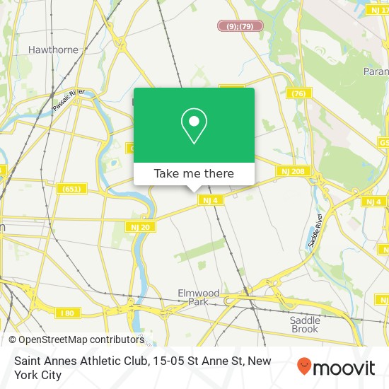 Mapa de Saint Annes Athletic Club, 15-05 St Anne St