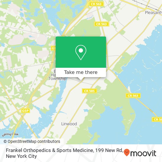 Frankel Orthopedics & Sports Medicine, 199 New Rd map