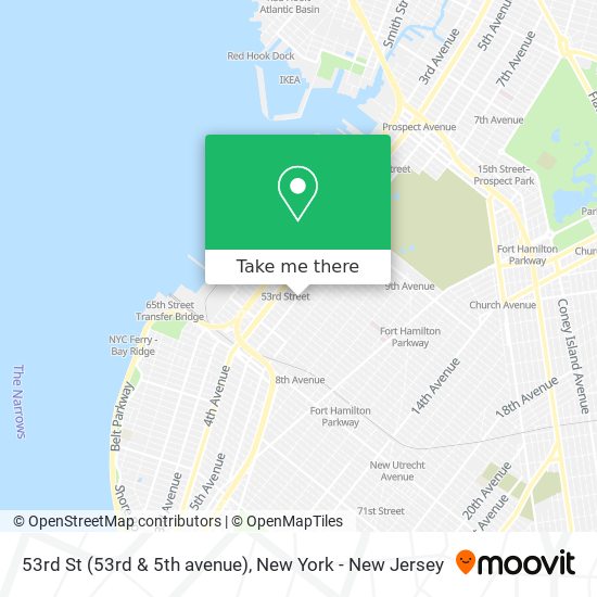 53rd St (53rd & 5th avenue) map
