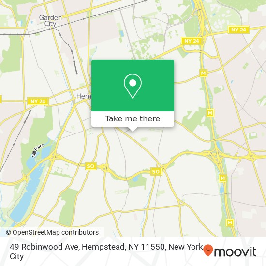 49 Robinwood Ave, Hempstead, NY 11550 map