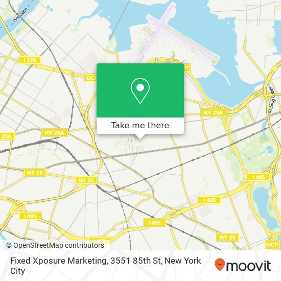 Mapa de Fixed Xposure Marketing, 3551 85th St