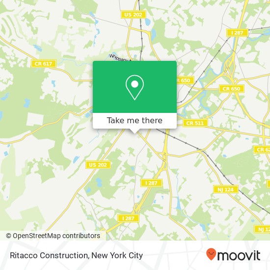 Ritacco Construction map