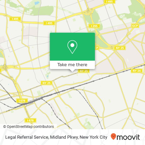 Legal Referral Service, Midland Pkwy map
