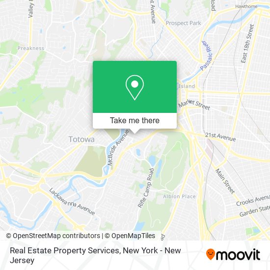 Mapa de Real Estate Property Services