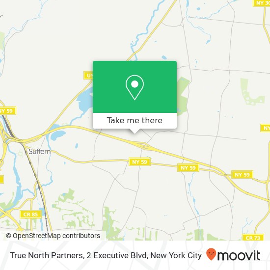 Mapa de True North Partners, 2 Executive Blvd