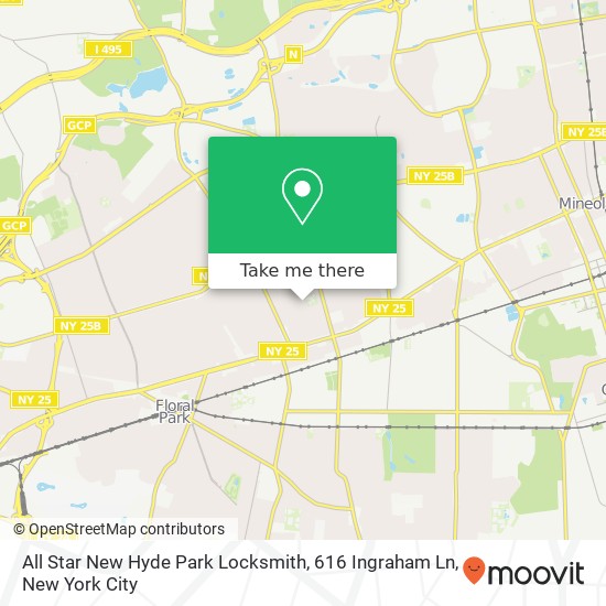 All Star New Hyde Park Locksmith, 616 Ingraham Ln map