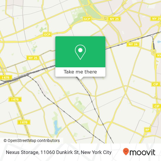 Mapa de Nexus Storage, 11060 Dunkirk St