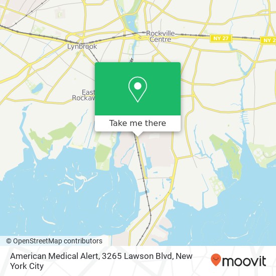 Mapa de American Medical Alert, 3265 Lawson Blvd