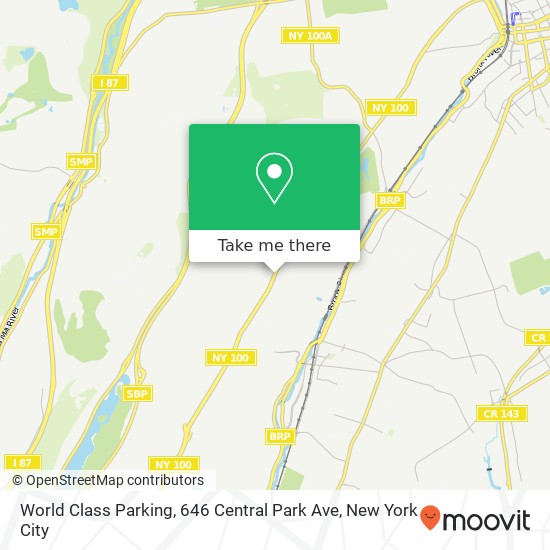 World Class Parking, 646 Central Park Ave map