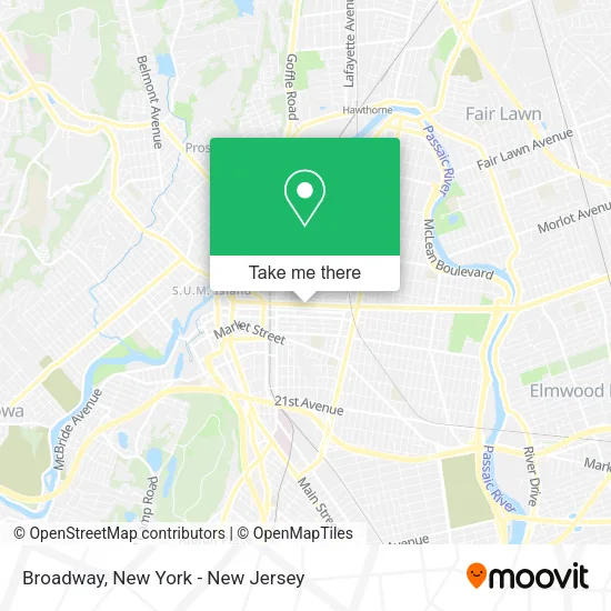 Broadway map