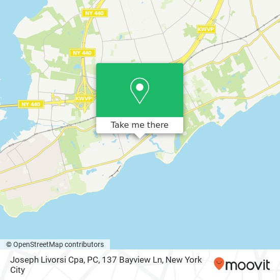 Joseph Livorsi Cpa, PC, 137 Bayview Ln map