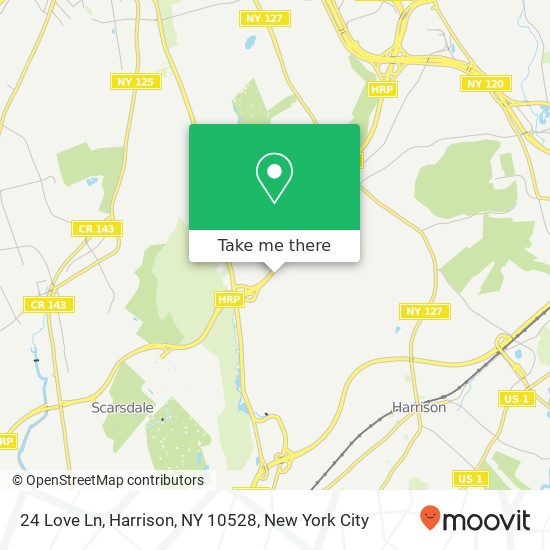 24 Love Ln, Harrison, NY 10528 map
