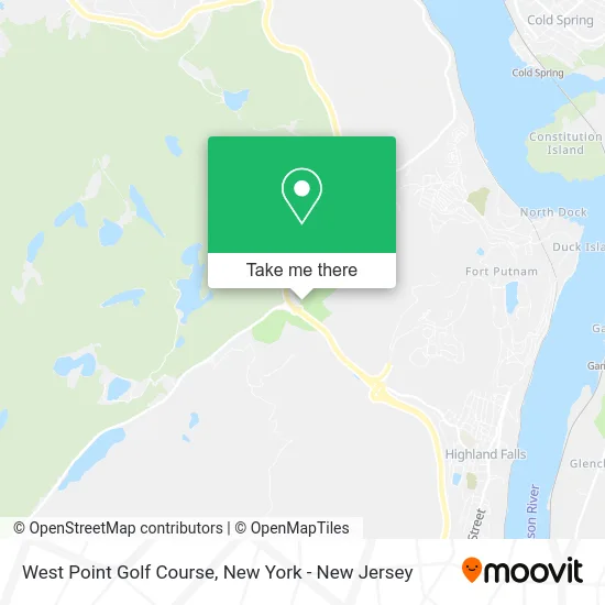 West Point Golf Course map