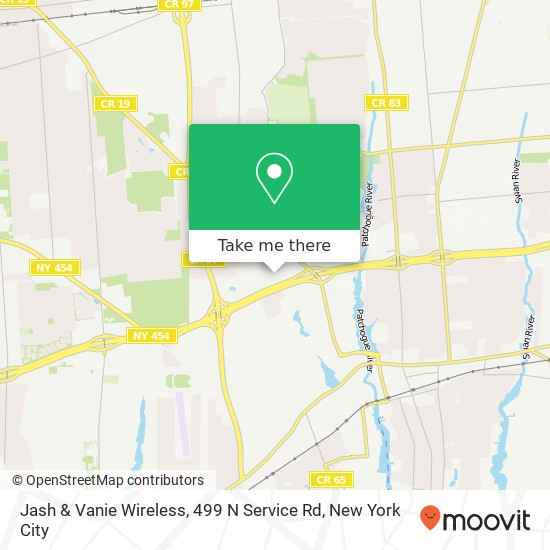 Jash & Vanie Wireless, 499 N Service Rd map