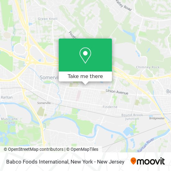 Mapa de Babco Foods International