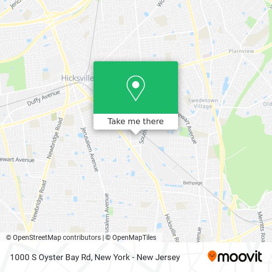 1000 S Oyster Bay Rd map