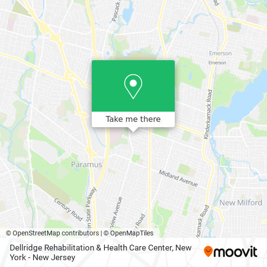 Mapa de Dellridge Rehabilitation & Health Care Center