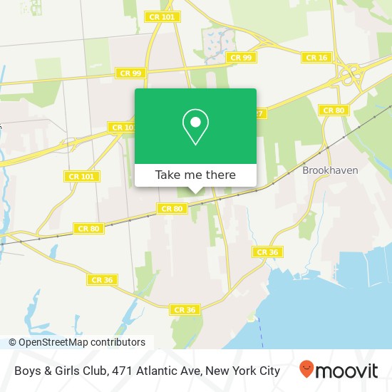 Mapa de Boys & Girls Club, 471 Atlantic Ave