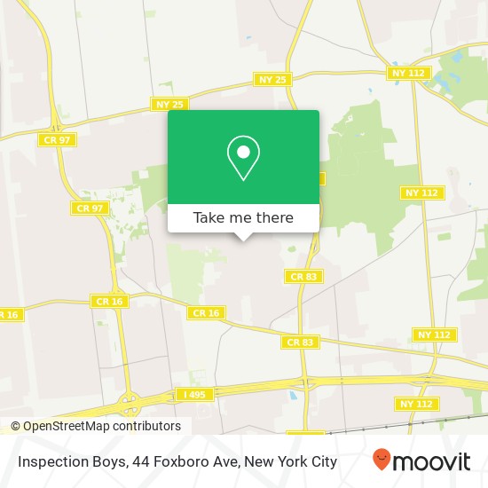 Inspection Boys, 44 Foxboro Ave map