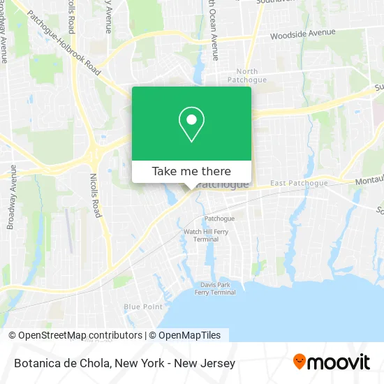 Botanica de Chola map